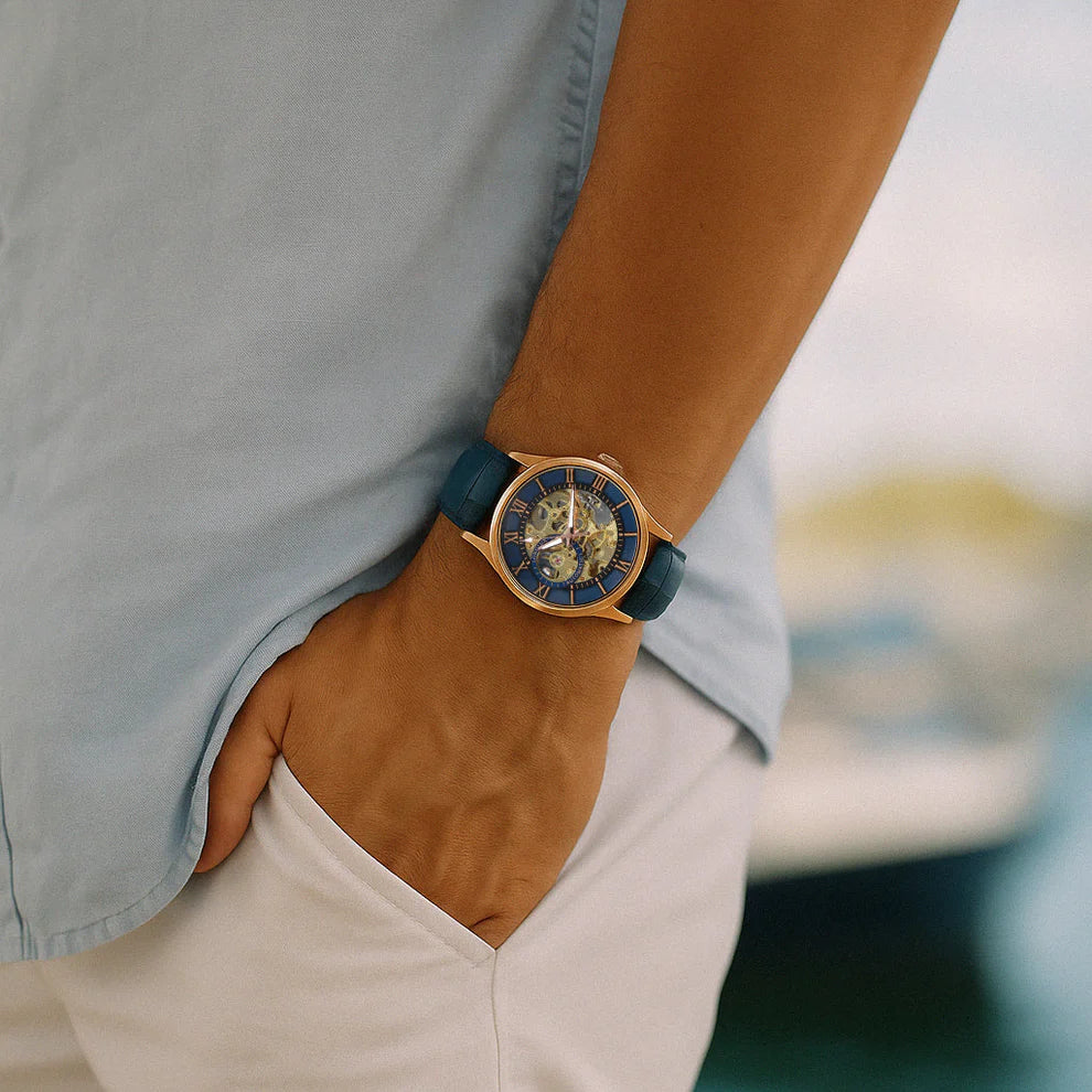 Triovra - Edelstahl Uhr + Gratis Case