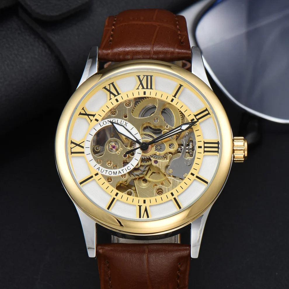 Triovra - Edelstahl Uhr + Gratis Case