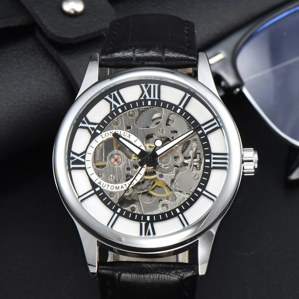 Triovra - Edelstahl Uhr + Gratis Case