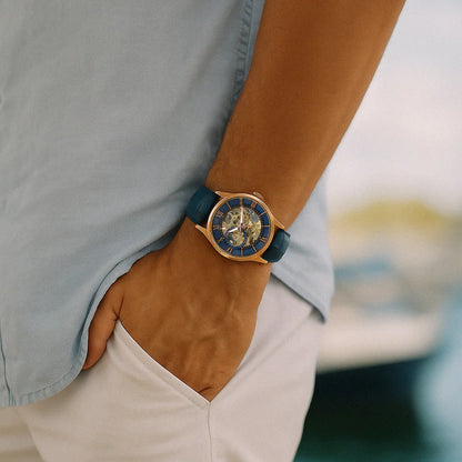 Triovra - Edelstahl Uhr + Gratis Case